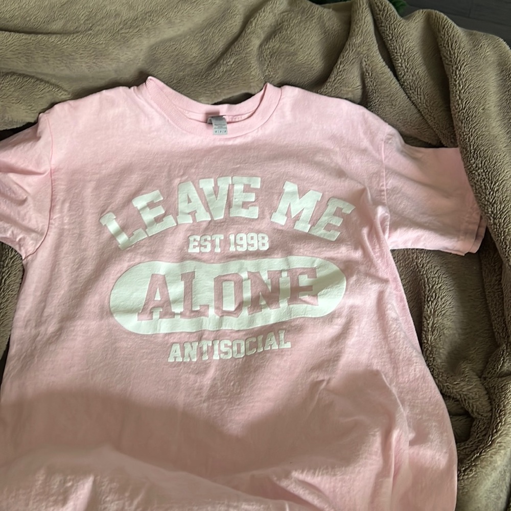 Pink graphic tee/shirt